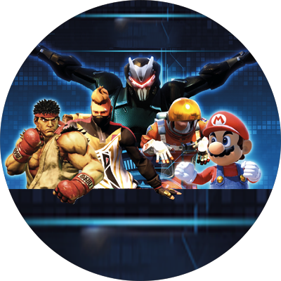 5 forskellige figurer fra kendte computerspil.