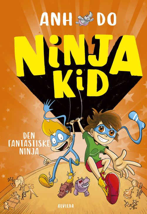 Forside til bogen Ninja Kid 4: Den fantastiske ninja!
