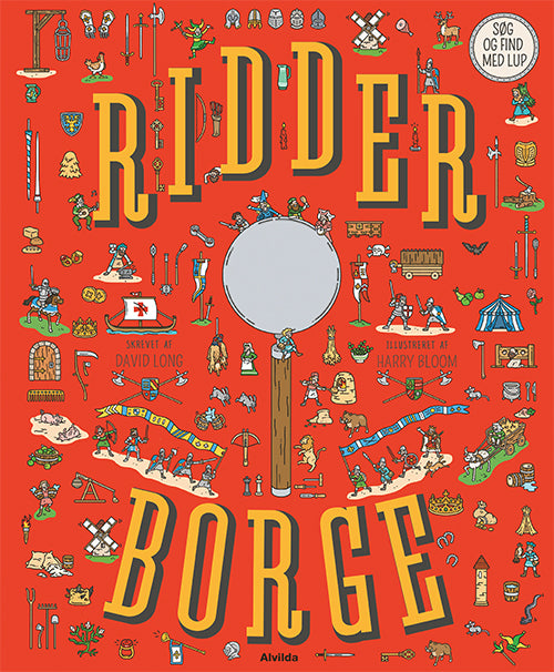 Forside til bogen Ridderborge (søg og find med lup)