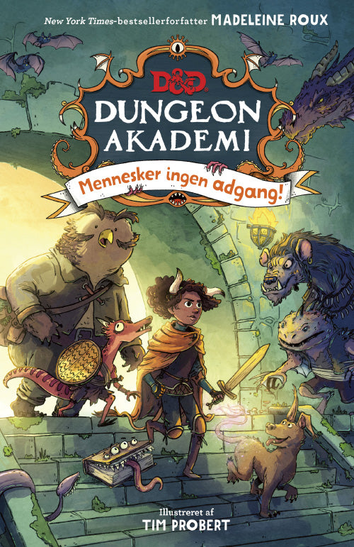 Forside til bogen Dungeons & Dragons - Dungeon Akademi 1: Mennesker ingen adgang