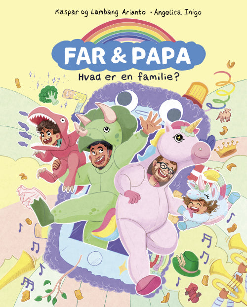 Forside til bogen Far & Papa - Hvad er en familie?