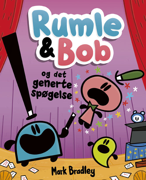 Forside til bogen Rumle og Bob - og det generte spøgelse