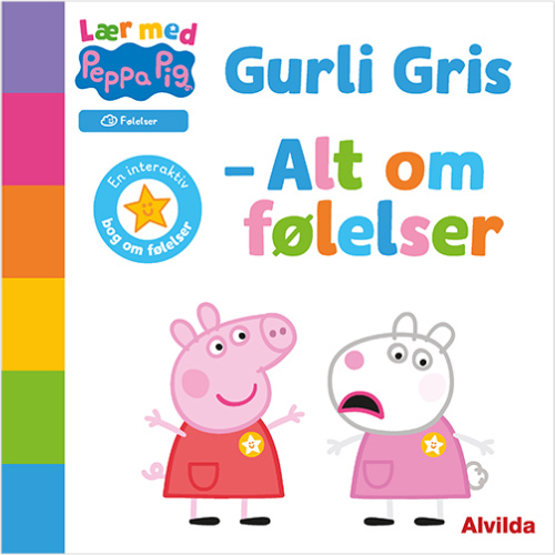 Forside til bogen Peppa Pig - Lær med Gurli Gris - Gurli Gris - Alt om følelser