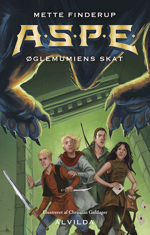 Forside til bogen A.S.P.E. 11: Øglemumiens skat