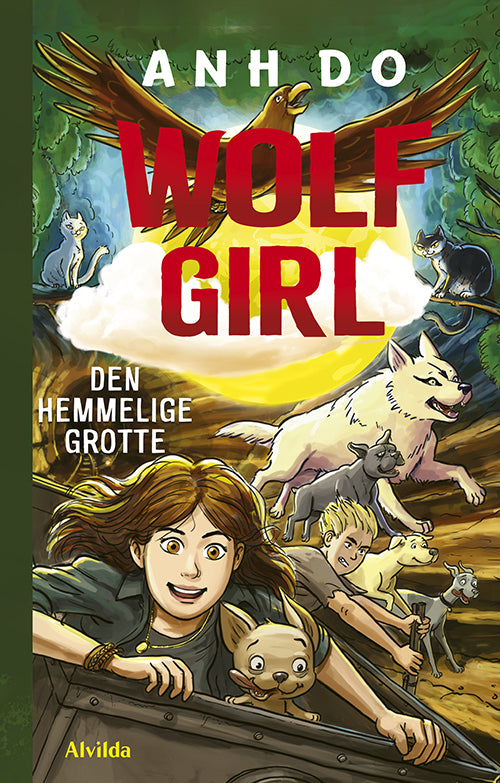 Forside til bogen Wolf Girl 3: Den hemmelige grotte