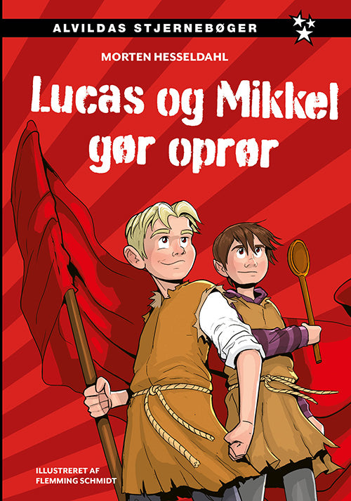 Forside til bogen Lucas og Mikkel gør oprør