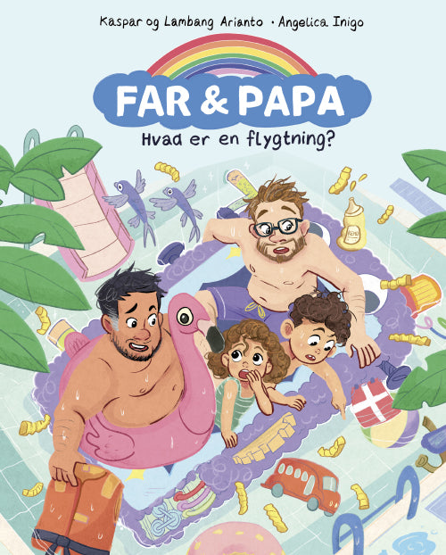 Forside til bogen Far & Papa - Hvad er en flygtning?