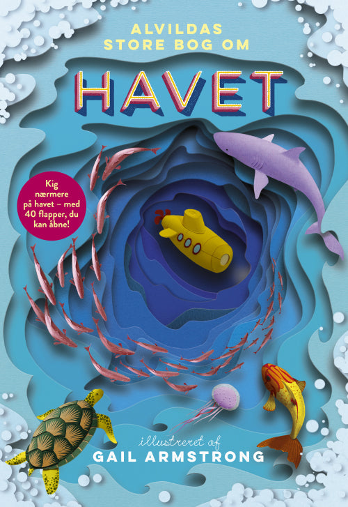 Forside til bogen Alvildas store bog om havet