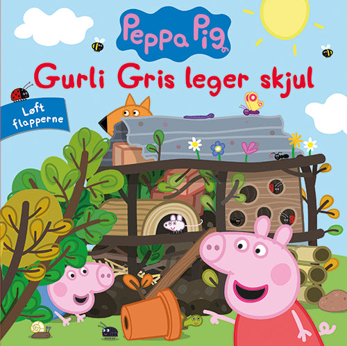Peppa Pig - Gurli Gris leger skjul - Løft flapperne