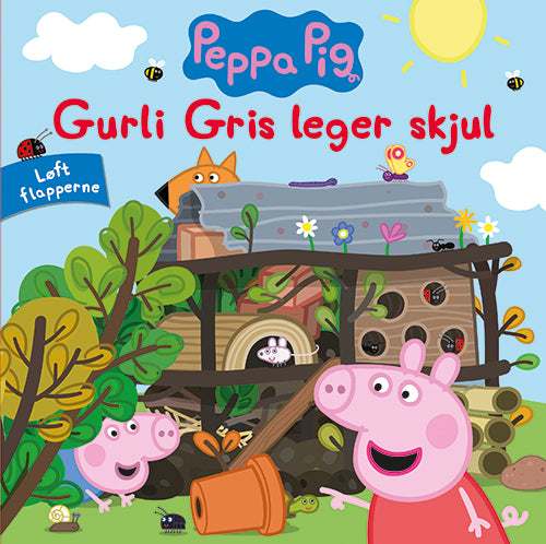 Forside til bogen Peppa Pig - Gurli Gris leger skjul - Løft flapperne