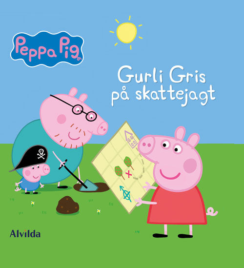Forside til bogen Peppa Pig - Gurli Gris på skattejagt
