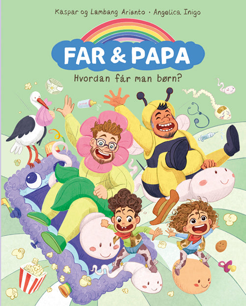 Forside til bogen Far & Papa - Hvordan får man børn?