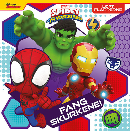 Forside til bogen Marvel - Spidey - Fang skurkene! - Løft flapperne
