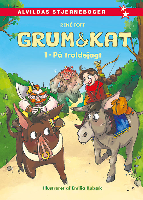 Forside til bogen Grum & Kat 1: På troldejagt