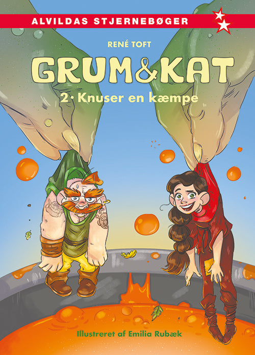 Forside til bogen Grum & Kat 2: Knuser en kæmpe
