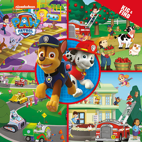 Forside til bogen Kig og Find - Paw Patrol