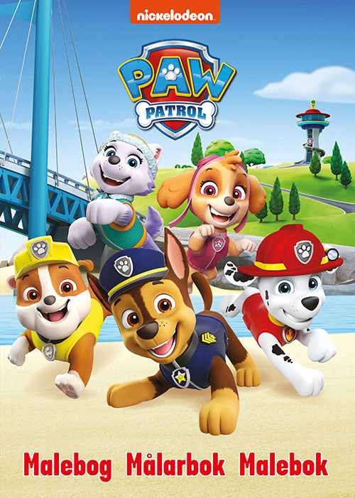 Forside til bogen Paw Patrol - Malebog