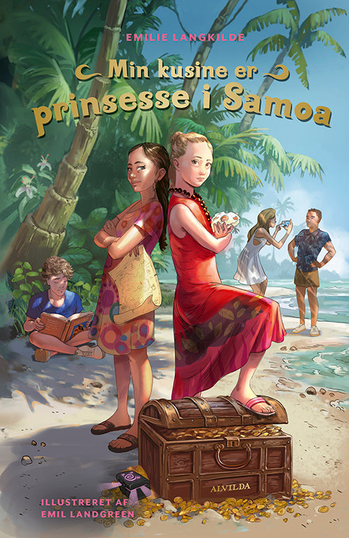 Forside til bogen Min kusine er prinsesse i Samoa