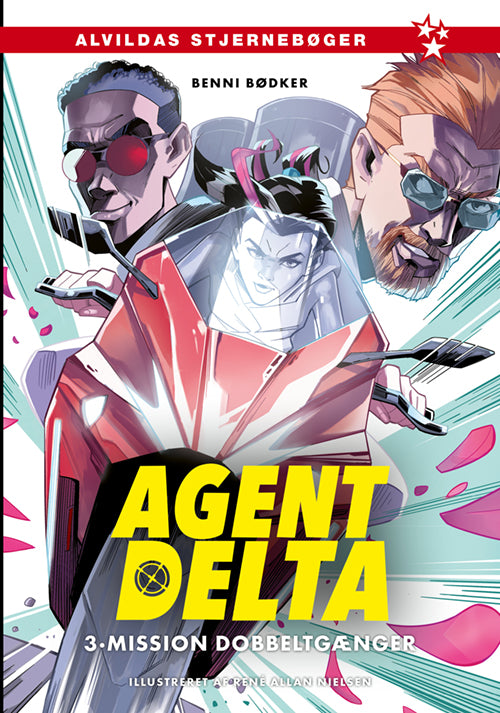 Forside til bogen "Agent Delta 3: Mission dobbeltgænger"