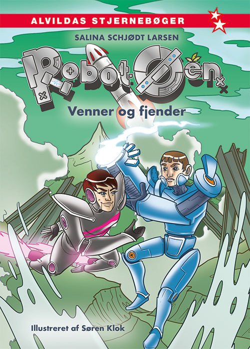 Forside til bogen Robot-øen 1: Venner og fjender