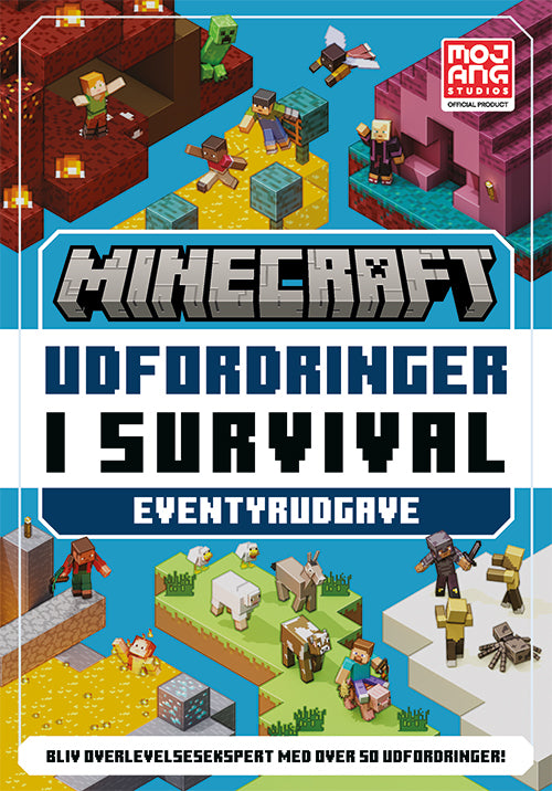 Forside til bogen Minecraft - Udfordringer i Survival: Eventyrudgave