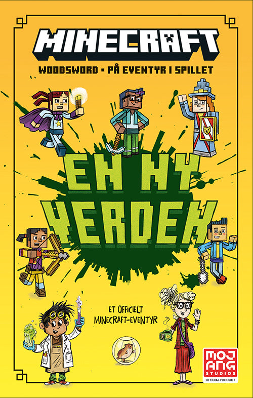 Forside til bogen "Minecraft - Woodsword - På eventyr i spillet 1: En ny verden"