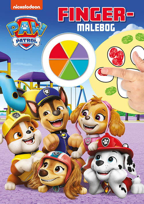 Forside til bogen Paw Patrol - Fingermalebog