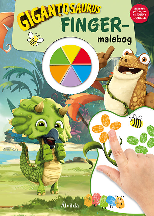 Forside til bogen Gigantosaurus - Fingermalebog