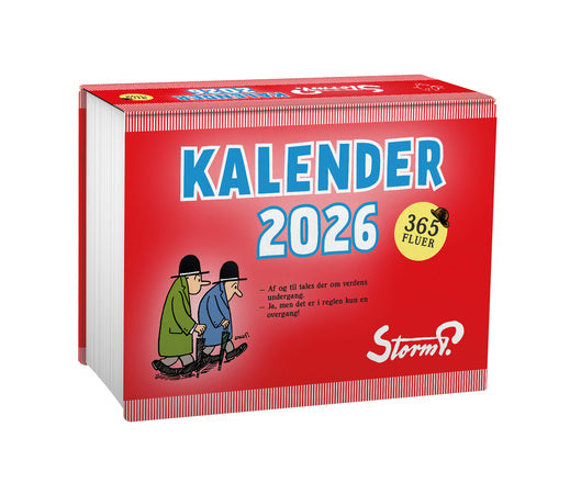 Foto af bordkalenderen Storm P. - Kalender 2026 - 365 fluer