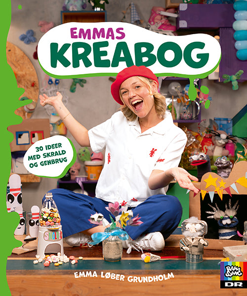 Forside til bogen Emmas kreabog - 30 ideer med skrald og genbrug