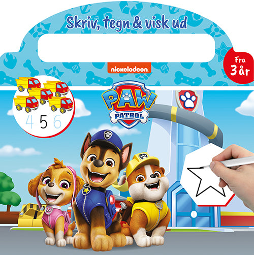 Forside til bogen Paw Patrol - Skriv og visk ud