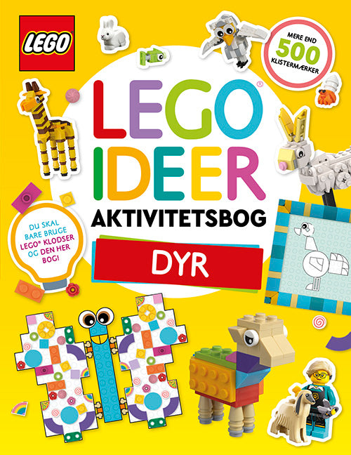 Forside til bogen "LEGO IDÉER - Aktivitetsbog - Dyr"