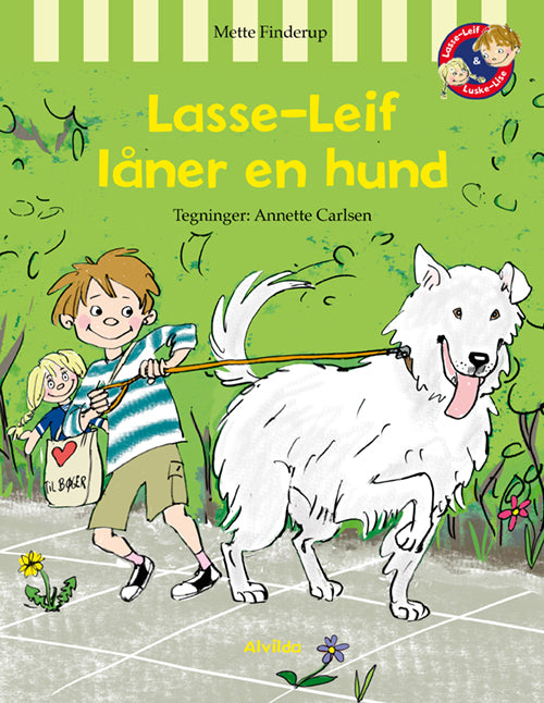 Forside til bogen "Lasse-Leif låner en hund"