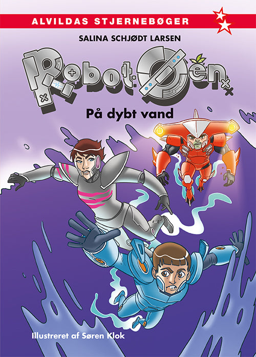 Forside til bogen "Robot-øen 3: På dybt vand"