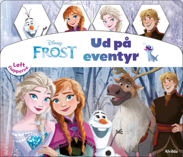 Forside til bogen "Disney - Frost - Ud på eventyr (flapbog med indeks)"