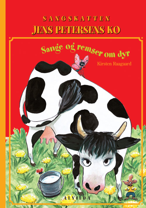 Forside til bogen Sangskatten: Jens Petersens Ko - Sange og remser om dyr