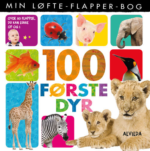 Min løfte-flapper-bog - 100 første dyr