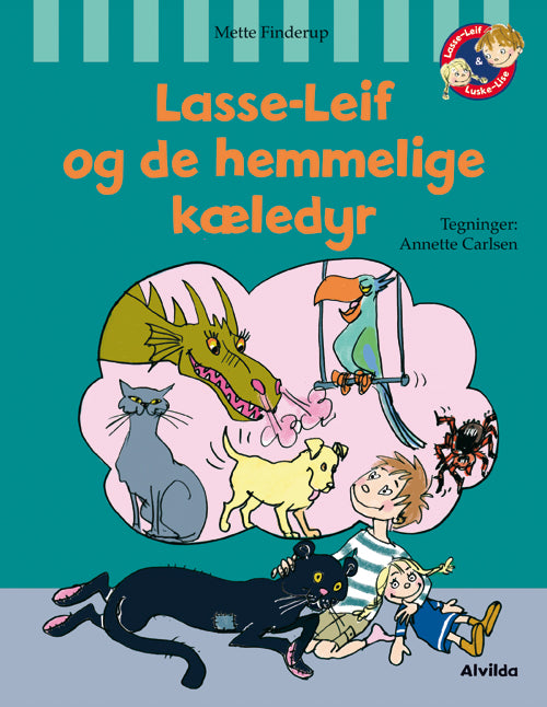 Forside til bogen Lasse-Leif og de hemmelige kæledyr
