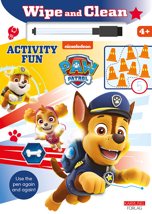 Forside til bogen Paw Patrol - Skriv og visk ud