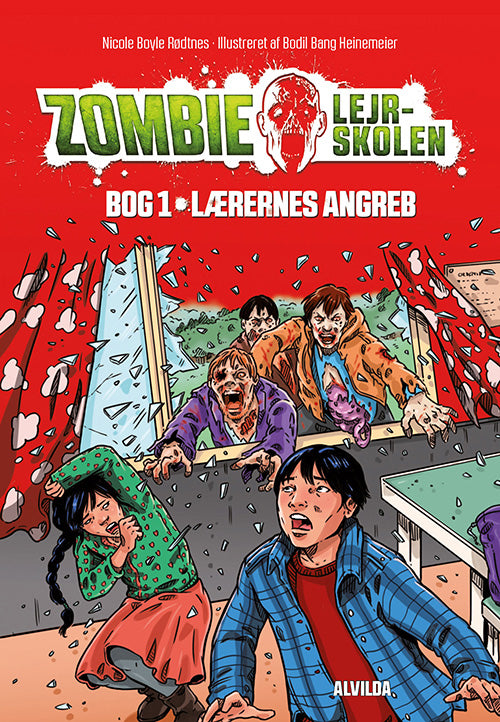 Forside til bogen Zombie-lejrskolen 1: Lærernes angreb