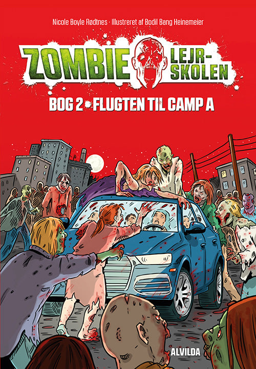 Forside til bogen Zombie-lejrskolen 2: Flugten til Camp A