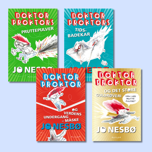 Doktor Proktor - Pakke med 4 bøger