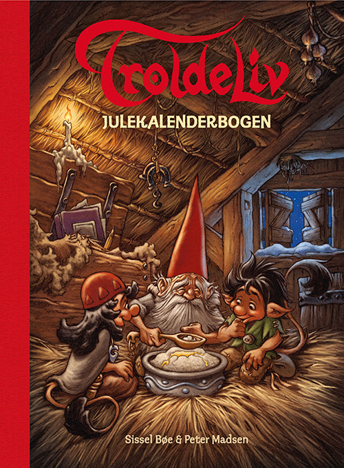 Forside til bogen Troldeliv - Julekalenderbogen