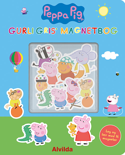 Forside til bogen Peppa Pig - Gurli Gris' magnetbog