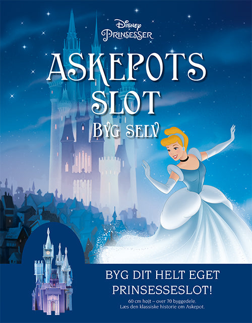 Forside til bogen Disney Prinsesser - Askepots slot - Byg selv