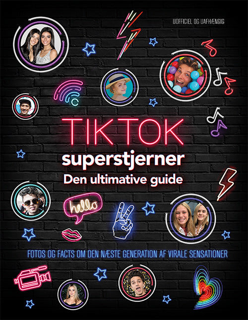 Forside til bogen TikTok-superstjerner - Den ultimative guide