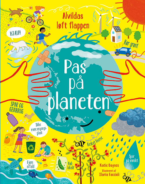 Forside til bogen Alvildas løft flappen - Pas på planeten