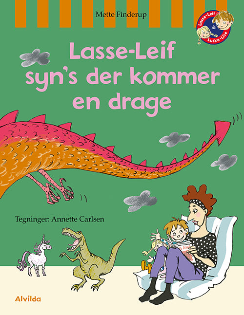 Forside til bogen Lasse-Leif syn’s der kommer en drage