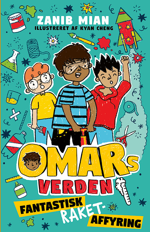 Forside til bogen Omars verden 5: Fantastisk raketaffyring
