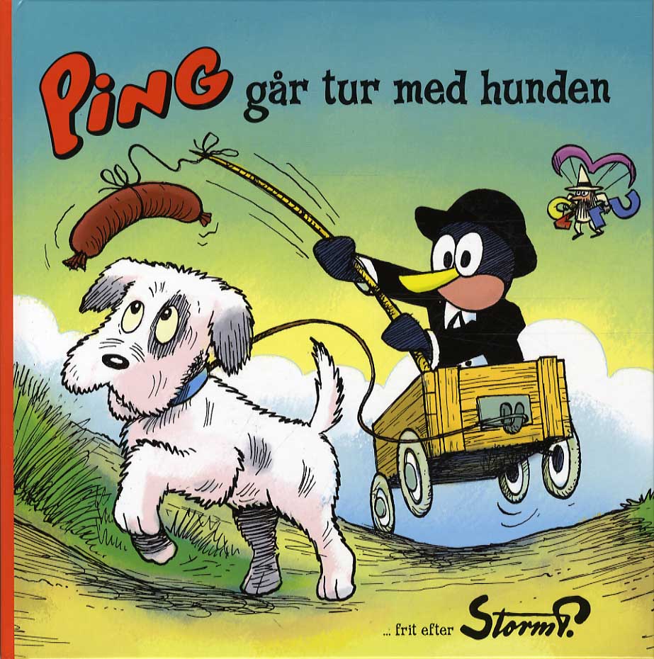 Forside til bogen Storm P. - Ping går tur med hunden